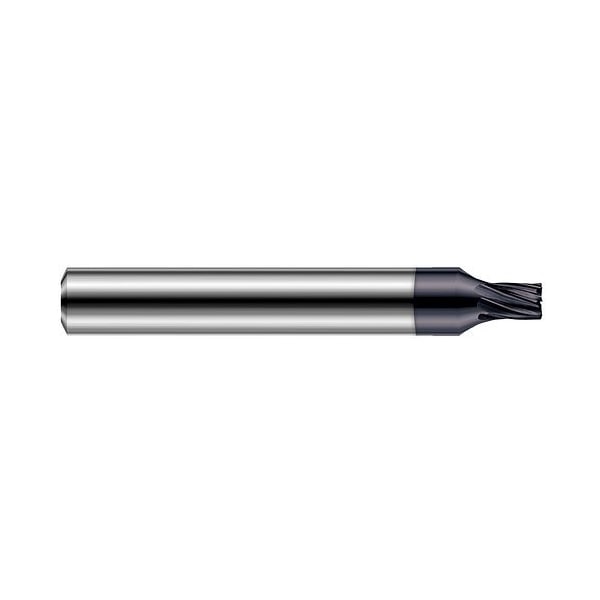3/16 Cutter dia. x1/64 in. Radius x 1 in.Carbide Corner Radius End Mill for Hard Milling, 7 Flutes